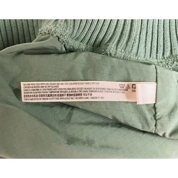 Free People FP Movement She Fly Anorak Windbreaker Hooded Jacket Oversize Sz XS - Picture 11 of 11